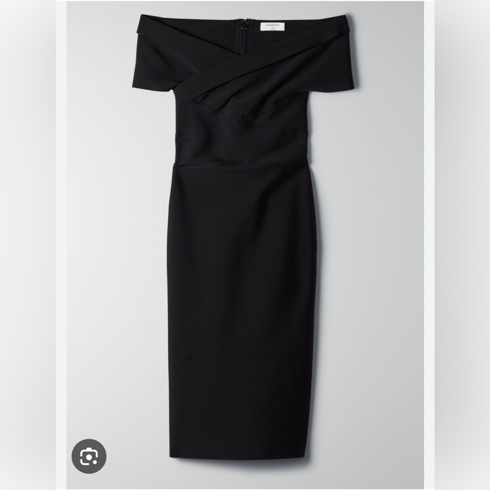 Aritzia Babaton Cascada Bandage Dress Black Sz 0